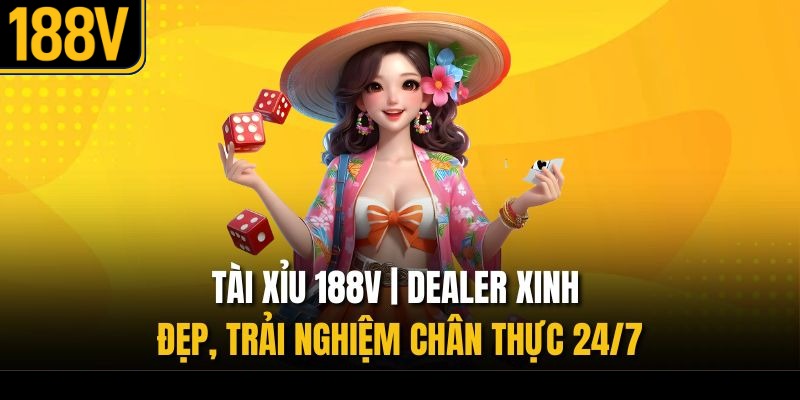 Tài Xỉu 188V | Dealer Xinh Đẹp, Trải Nghiệm Chân Thực 24/7